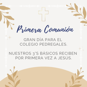 PRIMERA COMUNIÓN 3° BÁSICO
