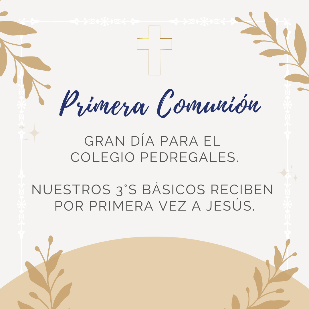 PRIMERA COMUNIÓN 3° BÁSICO