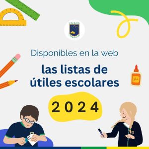 Read more about the article LISTAS DE ÚTILES 2024